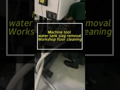 Equipamento de limpeza de lodo de potência seca e molhada para oficina CNC