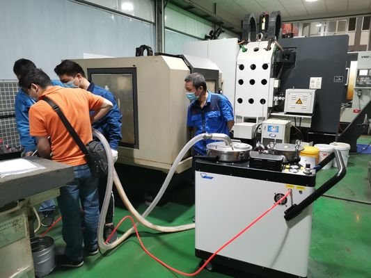 Limpeza de chip de alumínio Sistema de filtro de refrigerante CNC Limpeza de tanque de refrigerante