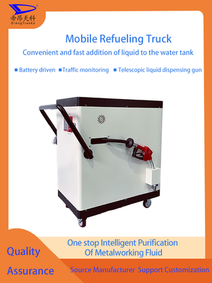 Machine Tool Coolant Filling Machine Including 02mm Filtration and Electric Diaphragm Pump for Smooth Coolant Operation