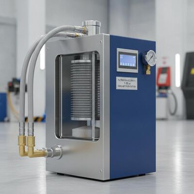Filtração 0,3 mm Filtro de refrigerante de máquina com precisão de filtragem de 1 a 50 microns